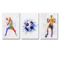 3 Minimalistische Fitness Voetbal Posters (1) 3 Minimalistische Fitness Voetbal Posters (2) 3 Minimalistische Fitness Voetbal Posters (1) canvas muurkunst kamer decoratie esthetiek muurschilderingen