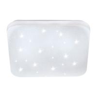 Eglo Vierkante plafondlamp Frania-S 28cm - 3000K stereffect wit 97881