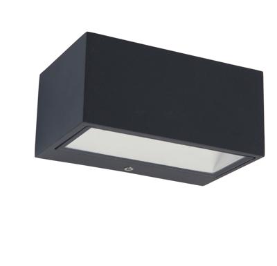 Lutec GEMINI 5189113118 LED-buitenlamp (wand) 10.5 W Antraciet