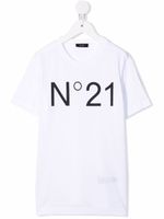 Nº21 Kids t-shirt à logo imprimé - Blanc