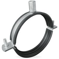 Ophangbeugel voor spirobuis Ø160mm met rubber inlage