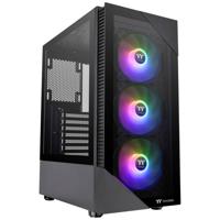 Thermaltake CA-1X3-00M1WN-00 Midi-tower Gaming-behuizing Zwart 3 voorgeïnstalleerde LED-ventilators, Zijvenster - thumbnail