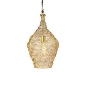 QAZQA Oosterse hanglamp goud 30 cm - Nidum