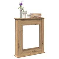 Haardombouw 75x20x87,5 cm bewerkt hout artisanaal eikenkleurig