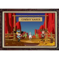 Cowboy ranch A2 formaat poster