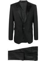 DSQUARED2 costume à veste à simple boutonnage - Noir