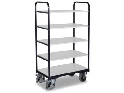 VARIOfit SW-600.259 Etagewagen ESD Staal Poedercoating Laadvermogen (max.): 250 kg Grafietgrijs (RAL 7024) VARIOfit SW-600.259 Etagewagen ESD Staal Poedercoating Laadvermogen (max.): 250 kg Grafietgrijs (RAL 7024)