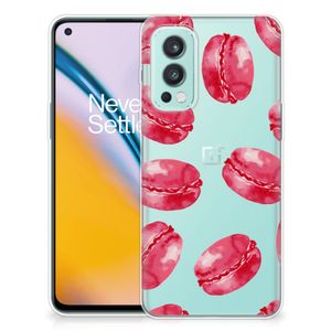 OnePlus Nord 2 5G Siliconen Case Pink Macarons