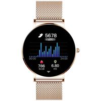 XCOAST SIONA 2 Smartwatch 42 mm Zwart, Rose gold