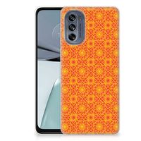 Motorola Moto G62 5G TPU bumper Batik Oranje - thumbnail