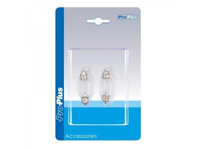 Pro+ Autolamp 12 Volt - 18 Watt. - SV8,5 15,5X43 - 2 Stuks