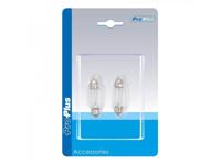 Pro+ Autolamp 12 Volt - 18 Watt. - SV8,5 15,5X43 - 2 Stuks