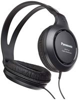 Panasonic RP-HT161E-K HiFi-hoofdtelefoon - 2m lange kabel, 10-27.000Hz, 30mm converter, zwart