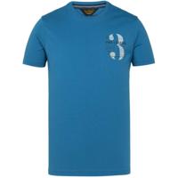 Short sleeve r-neck single jersey imperial blue