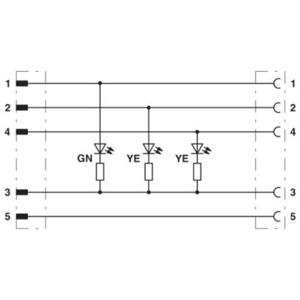 Phoenix Contact 1416142 Sensor/actuator aansluitkabel Aantal polen: 5 30.00 cm 1 stuk(s)