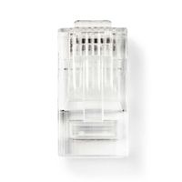 Netwerkconnector RJ45 Male - Voor Stranded Cat5 UTP-Kabels, 10 Stuks Stekker