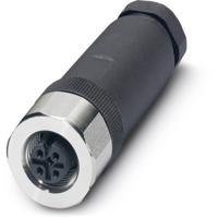 Phoenix Contact 1553268 Sensor/actuator connector, niet geassembleerd M12 Aantal polen (sensoren): 4 Bus, recht 1 stuk(s) - thumbnail