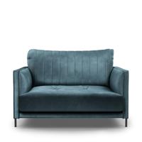 Rivièra Maison Loveseat 'Bal Harbour' Velvet, kleur Petrol