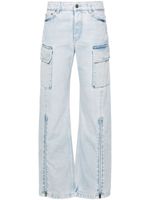 Stella McCartney jean ample à poches cargo - Bleu