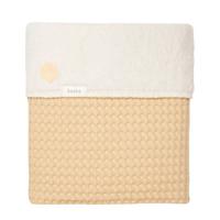 Koeka Oslo baby ledikantdeken teddy 100x150 cm sahara/pebble