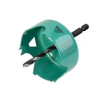 wolfcraft Carbonstalen gatenzaag, Ø 68 mm I 5968000 I Voor het installeren van elektra en sanitair in hout en afwerkplaten