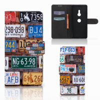 Sony Xperia XZ3 Telefoonhoesje met foto Kentekenplaten