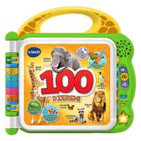 VTech Baby Mijn Eerste 100 Woordjes Dieren + Licht en Geluid - thumbnail