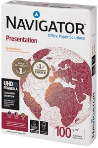 Navigator Presentation presentatiepapier ft A4, 100 g, pak van 500 vel