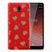 Nokia 1 Plus TPU bumper Hearts