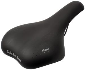 Selle san Fietszadel San Remo Mosel voor stads-/trekkingfietsen zwart (werkplaatsverpakking)