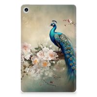 Back Case voor Lenovo Tab M10 Plus (3e generatie) Vintage Pauwen