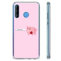 Huawei P30 Lite Stevig Bumper Hoesje Pig Mud - thumbnail