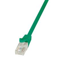 LogiLink CP1015U RJ45 Netwerkkabel, patchkabel CAT 5e U/UTP 0.25 m Groen Snagless 1 stuk(s) - thumbnail