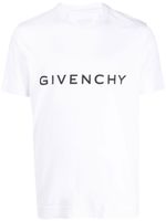 Givenchy t-shirt en coton à logo imprimé - Blanc