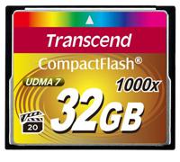 Transcend 1000x CompactFlash 32GB flashgeheugen MLC