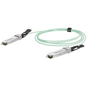 Digitus DN-81626 InfiniBand en Glasvezelkabel 10 m QSFP28 AOC Aqua-kleur