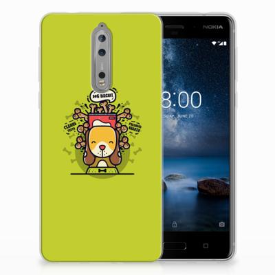 Nokia 8 Telefoonhoesje met Naam Doggy Biscuit Nokia 8 Telefoonhoesje met Naam Doggy Biscuit