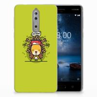 Nokia 8 Telefoonhoesje met Naam Doggy Biscuit