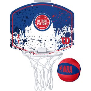 Wilson NBA Team Mini Hoop Detroit Pistons - - blauw - maat ONE-SIZE