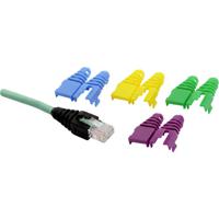 encitech RJ45SRB-RET-BK RJ45-accessoires 6510-0102-06 Knikbeschermingsmof Zwart 1 stuk(s)