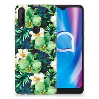 Alcatel 1S (2020) TPU Case Orchidee Groen