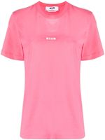 MSGM t-shirt à logo imprimé - Rose