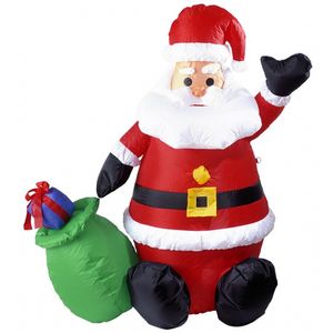 Grote opblaasbare kerstman 122 cm   -