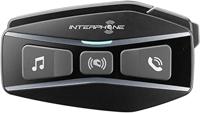 INTERPHONE UCOM16 - Enkel - Intercom Mesh 2.0-technologie en Bluetooth 5.0, te gebruiken voor een groep van 24 rijders, afstand 1,6 km, batterijduur tot 15 uur, mp3, gps, waterdicht IP67