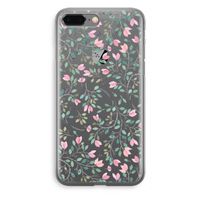 Sierlijke bloemen: iPhone 8 Plus Transparant Hoesje - thumbnail