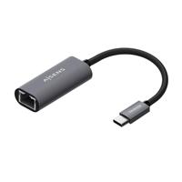 AISENS - A109-0709 - USB3.1 Gen1 USB-C naar Gigabit Ethernet converter 10/100/1000 Mbps, grijs, 15 cm