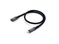 Equip 128371 USB-kabel 1 m USB 3.2 Gen 2 (3.1 Gen 2) USB C Zwart - thumbnail