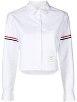 Thom Browne chemise crop en coton - Blanc - thumbnail