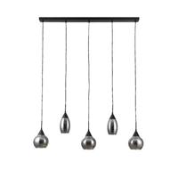 Furntastik Arona Hanglamp, 5-lichts, smoke glas - thumbnail