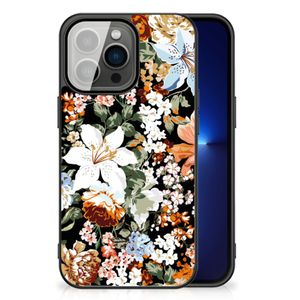 Bloemen Hoesje voor iPhone 13 Pro Dark Flowers